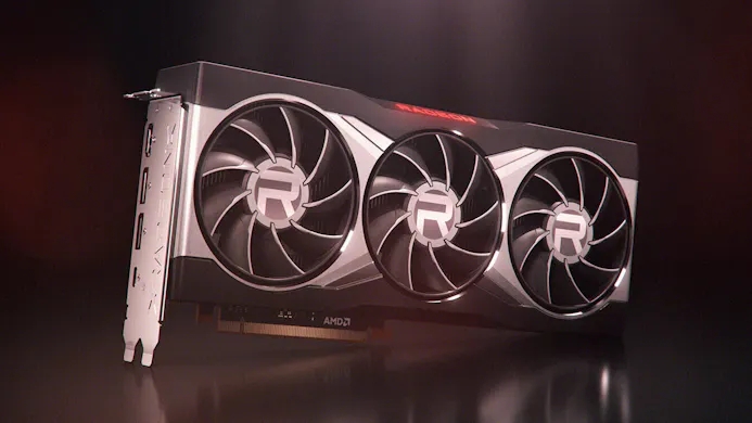Productfoto van de AMD Radeon RX 6900 XT-videokaart.