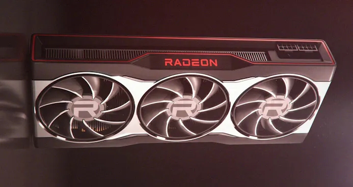 3D-render van de aanstaande Radeon RX 6000-videokaart van AMD