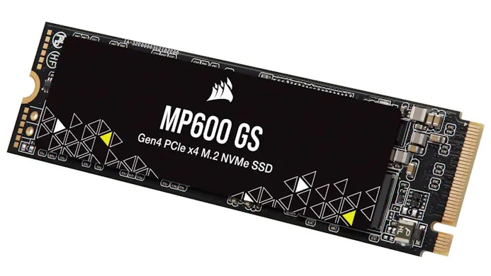 Productafbeelding van de Corsair MP600 GS-ssd, een nieuw middensegment op PCIe 4.0