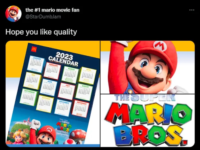 Mario Movie leak
