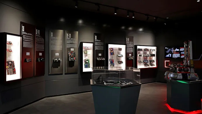 Promotionele foto van het GPU History Museum van Colorful.