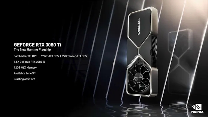 Spec sheet van de Nvidia GeForce RTX 3080 Ti