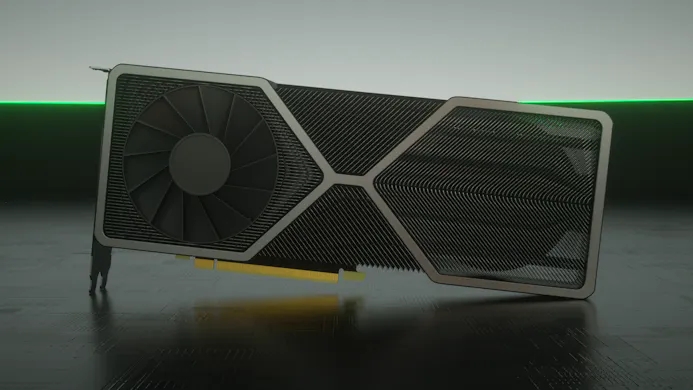 3D-render van de nieuwe GeForce RTX 3080 Ti, gemaakt door een fan op Reddit.