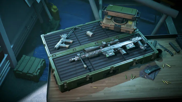 Screenshot van een loadout in Battlefield 2042, op Ultra-instellingen.
